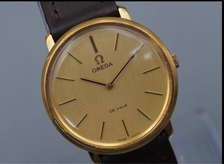 Omega De Ville 1960/70 mecánico cuerda Manual.