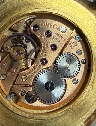 Omega De Ville 1960/70 mecánico cuerda Manual.