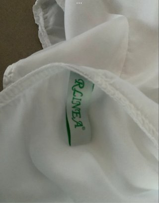 Top RLINEA bianco manica corta