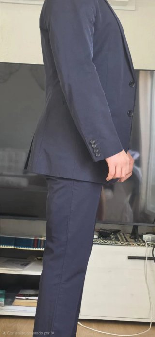 Traje Zara Man Azul (Termoreflectante)