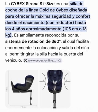 Silla de coche CYBEX Sirona S i-Size