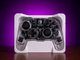Mando Pro Nintendo Switch Transparente