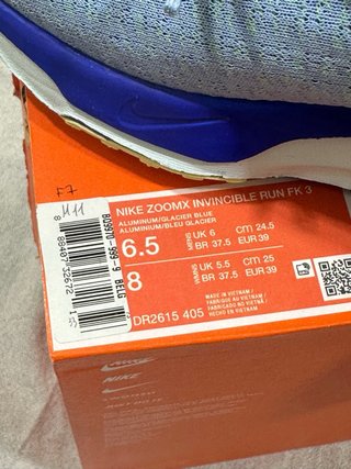 Nike ZoomX Invincible Run Azul/Amarillo