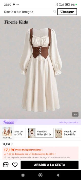 ¡¡Nuevo sin estrenar Vestido talla 10 años