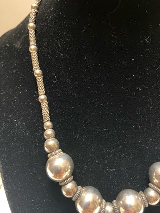 Collar Plata 925 Bolas