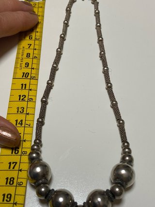 Collar Plata 925 Bolas