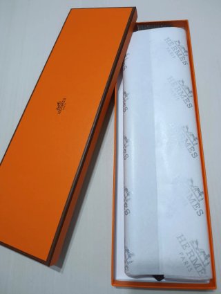 Corbata Hermès Marrón café
