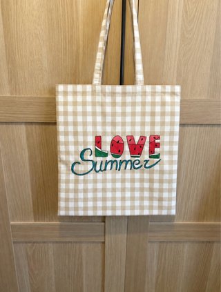 Bolso Tote Hecho a Mano Love Summer.