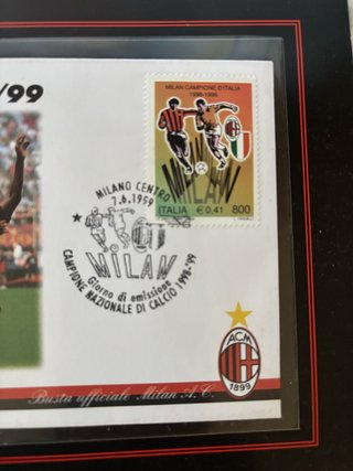 RIBASSO folder milan campione d'italia 1999