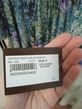 Vestido largo estampado floral TOP QUEENS