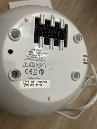 Humidificador Chicco vapor frío azul/blanco
