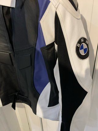 Chaqueta BMW Moto Negra/Blanca/Azul