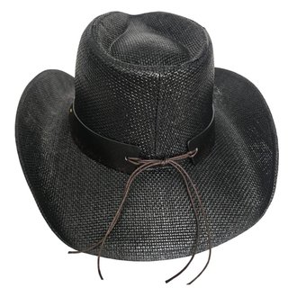 Sombrero Vaquero Talla Adulto 60CM Negro Western