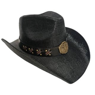 Sombrero Vaquero Talla Adulto 60CM Negro Western