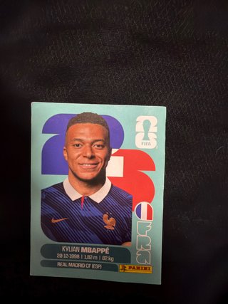 Cromo Kylian Mbappé Francia Mundial FIFA