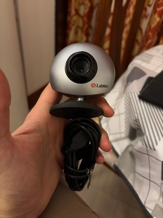 Webcam Labtec Argento e Nero