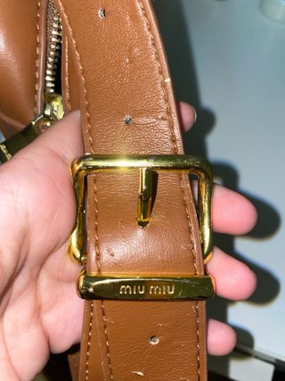 Borsa MIU MIU WANDER marrone