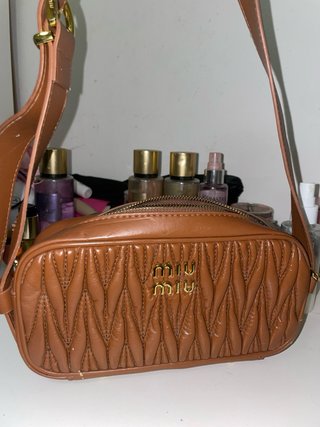 Borsa MIU MIU WANDER marrone