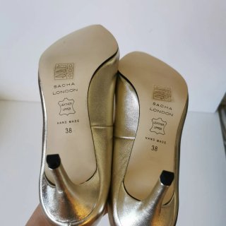 Zapatos de tacón Sacha London dorados T38