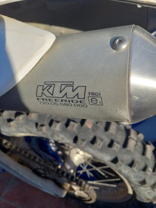 KTM 350 Freeride Naranja/Blanca Repasada total!!!