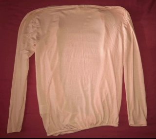Camiseta cruzada rosa
