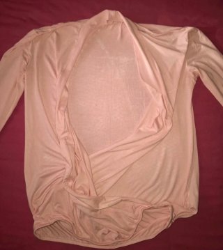 Camiseta cruzada rosa