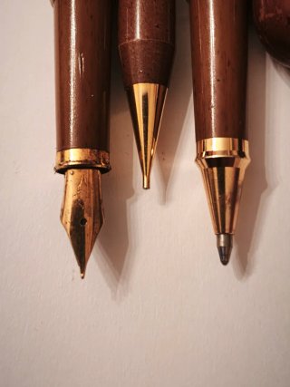 Set de escritura Marksman: pluma, bolígrafo y lápi