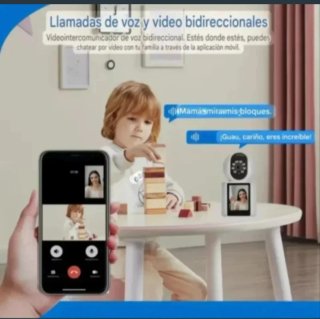 Cámara Seguridad WiFi 64GB Videollamada