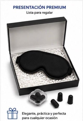 Kit Antifaz 3D y Tapones Dormir