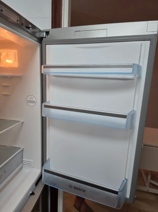 Nevera Combi Bosch Acero Inox Antihuellas 170cm