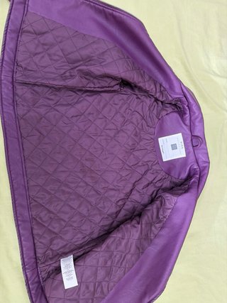 Chaqueta Morada Cuero Niña Talla 13-14