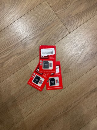 3 Tarjetas Micro SD 256GB