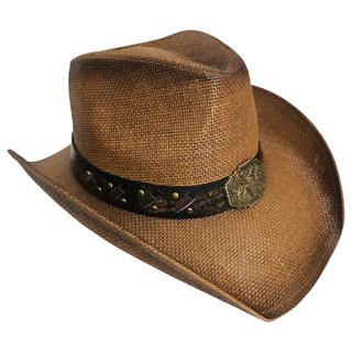 Sombrero Vaquero Marrón Taglia 58CM Uomo Donna