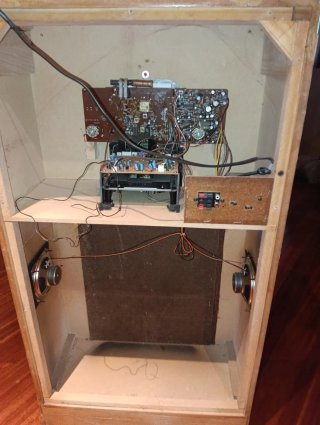 Radio Estilo Jukebox Madera