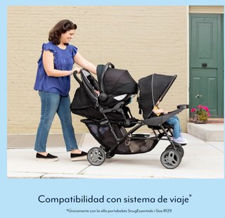 Graco Stadium Duo carrito doble gemelar Titanium