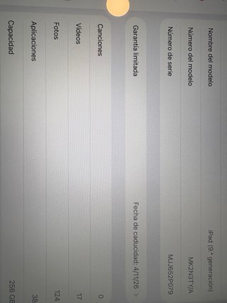 iPad 9ª Gen 256GB Plata