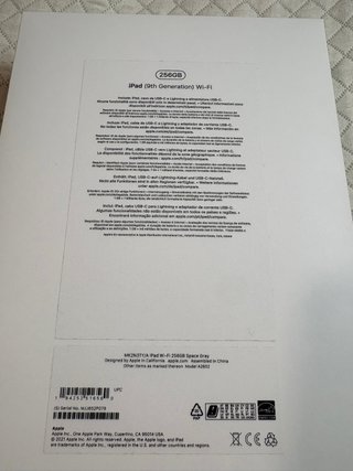 iPad 9ª Gen 256GB Plata
