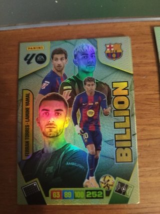 Panini Adrenalyn XL Billion Ferran Torres Lamine Y