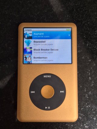 iPod Classic 7G 250GB Dorado