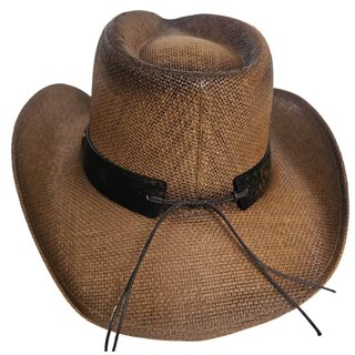 Sombrero Cowboy Paja Talla 60CM Marrón Vaquero