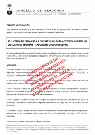 Parcela urbana en Bergondo