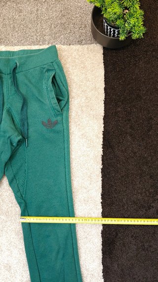 Adidas Pantalone Sportivo Uomo Taglia S Verde