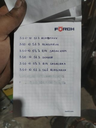 Lote Neumáticos Moto Nuevos