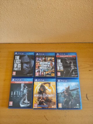 PS4 Fat + Mando + 6 Juegos