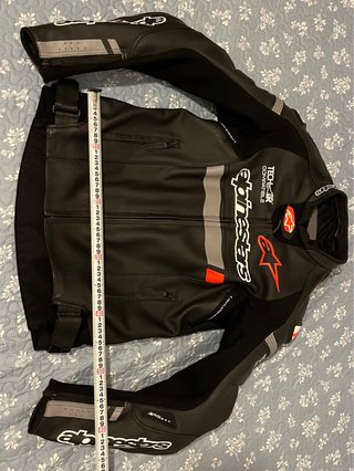 Chaqueta de cuero Alpinestars Tech-air Compatible