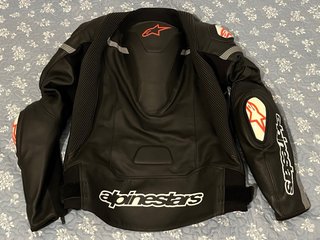Chaqueta de cuero Alpinestars Tech-air Compatible