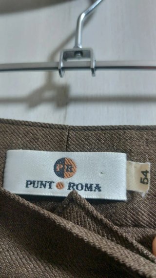 Pantalón Mujer Punto Roma Marrón Talla 54
