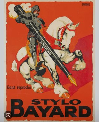 Estilográfica BAYARD. Ebonita