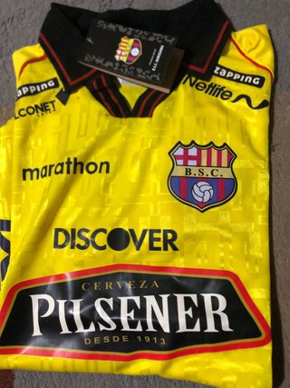 Camiseta Ecuador BSC Amarilla Barcelona talla XL