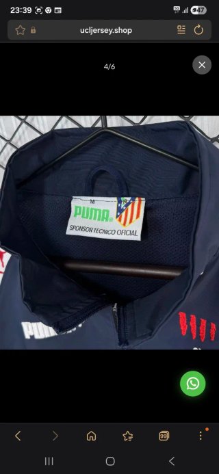 Chaqueta Vintage Atlético Madrid Puma